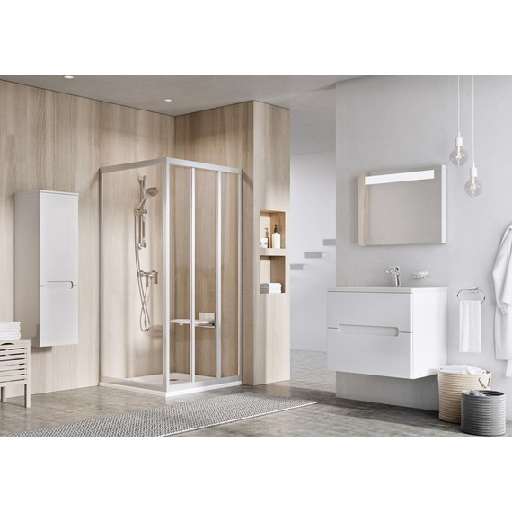 Душевое ограждение Ravak Supernova ASDP3+APSS 120х90 см, белый/pearl - фото 3