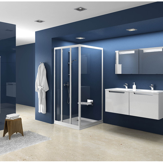 Душевое ограждение Ravak Supernova ASDP3+APSS 120х90 см, белый/прозрачное - фото 5