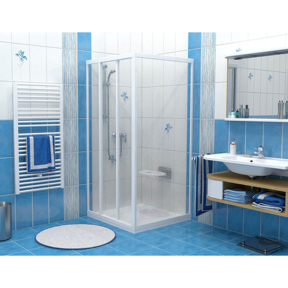 Душевое ограждение Ravak Supernova ASDP3+APSS 90х80 см, белый/матовое - фото 6