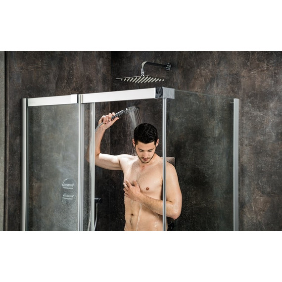 Душевое ограждение Ravak Matrix MSDPS 100х100 см 0WLAAC00Z1 L алюминий/прозрачное - фото 10