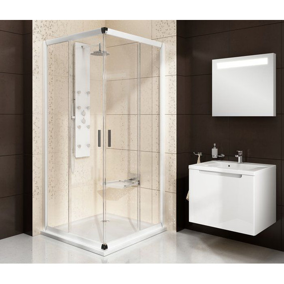 Душевое ограждение Ravak Blix BLRV2K 110x110 см 1XVD0100ZG белый/матовое - фото 3