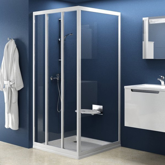Душевое ограждение Ravak Supernova ASDP3+APSS 120х90 см, белый/матовое - фото 4
