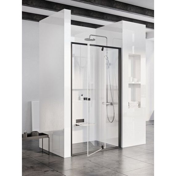 Душевая дверь Ravak Pivot PDOP2 110 см 03GD0300Z1 чёрный/прозрачное - фото 