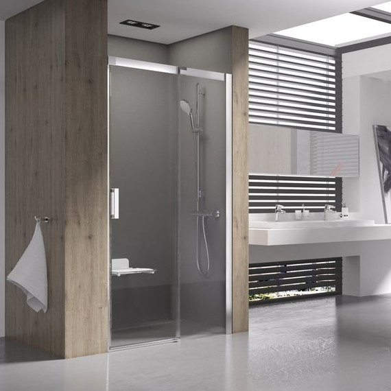 Душевая дверь Ravak Matrix MSD2 110 см 0WPD0U00Z1 R сатин/прозрачное - фото 3