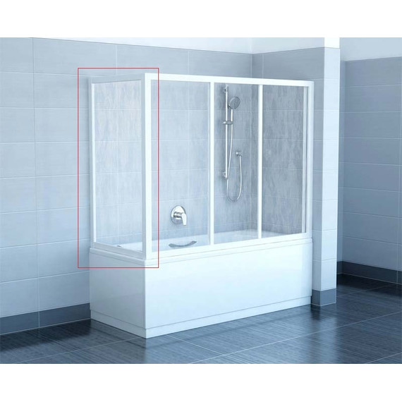 Торцевая шторка Ravak Supernova APSV 80 см 95040U0241 сатин/rain - фото 2