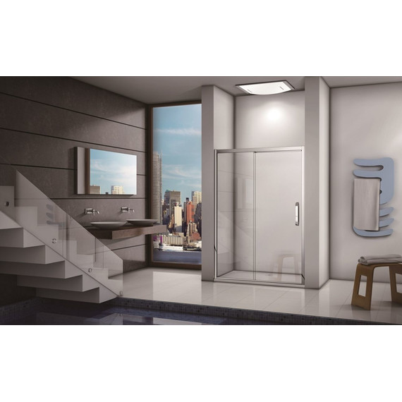 Душевая дверь Bas Antares WTW-130-C-CH 130 см хром/прозрачное - фото 5