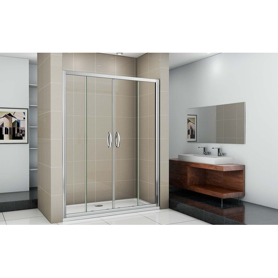 Душевая дверь Bas Infinity WTW-TD-170-G-CH 170 см хром/матовое - фото 4