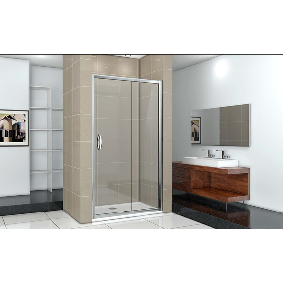 Душевая дверь Bas Infinity WTW-130-C-CH 130 см хром/прозрачное - фото 4