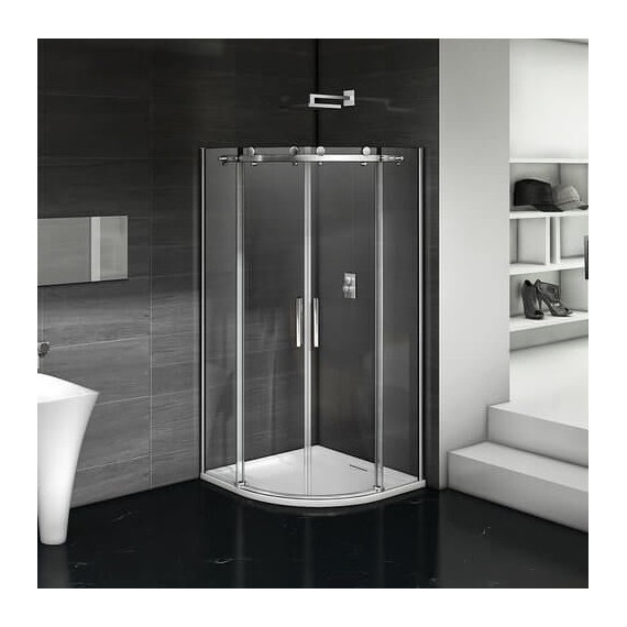 Душевое ограждение Bas Galaxy R-TD-100-C-CH 100х100 см, хром/прозрачное - фото 