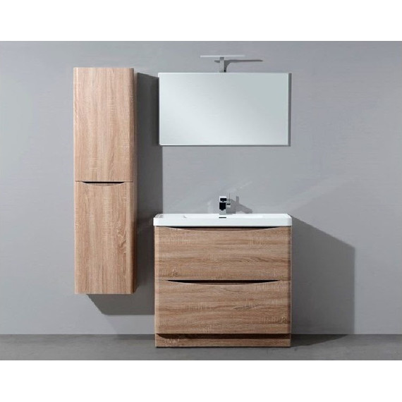 Пенал подвесной BelBagno ANCONA-N-1500-2A-SC-WO-L 40 см, левый, белый дуб - фото 2