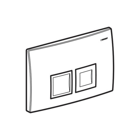 Смывная клавиша Geberit Delta 50 115.135.21.1 - фото 2