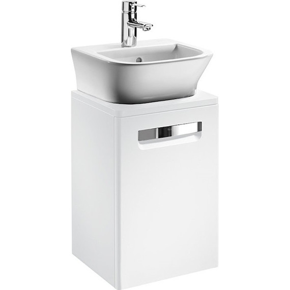 Тумба подвесная с раковиной ROCA The GAP 45 см ZRU9302735 белый - фото 