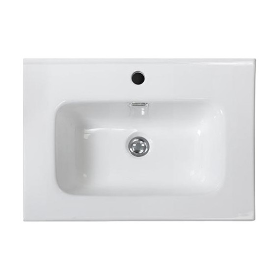 Тумба подвесная с раковиной BelBagno ETNA-700-2C-SO-WO-P 70 см, Rovere Bianco, Цвет фасада: Rovere Bianco - фото 6