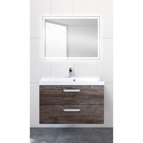 Тумба подвесная с раковиной BelBagno AURORA-800-2C-SO-PP 80 см, Pino Pasadena, Цвет фасада: Pino Pasadena - фото 3
