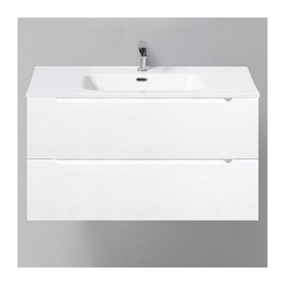 Тумба подвесная с раковиной BelBagno ETNA-900-2C-SO-BL-P 90 см, Bianco Lucido, Цвет фасада: Bianco Lucido - фото 