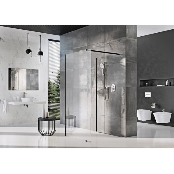 Душевое ограждение Ravak Walk-In Corner 110х80 см GW1CD4300Z1 чёрный/прозрачное - фото 3