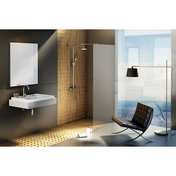 Душевая перегородка Ravak Walk-In Wall 100 см GW9WA0C00Z1 алюминий/прозрачное - фото 3