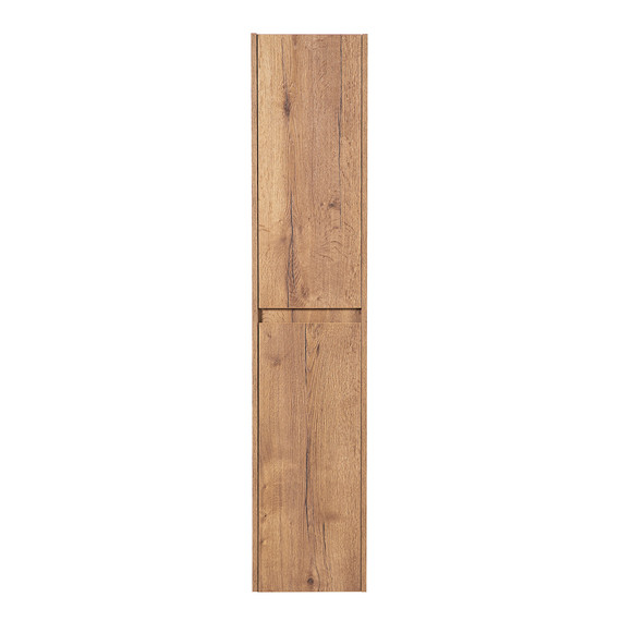 Пенал подвесной BelBagno KRAFT-1600-2A-SC-RT-L 35 см, левый, Rovere Tabacco - фото 