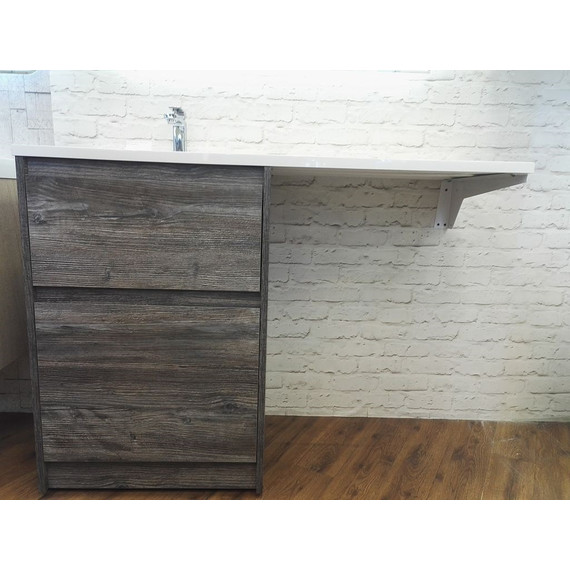 Тумба напольная с раковиной-столешницей BelBagno KRAFT-LVD-580/1200-2C-PIA-PP 120 см L, Pino Pasadena - фото 7