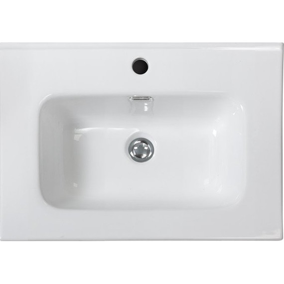 Тумба подвесная с раковиной BelBagno KRAFT-600-2C-SO-BO 60 см, Bianco Opaco, Цвет фасада: Bianco Opaco - фото 3