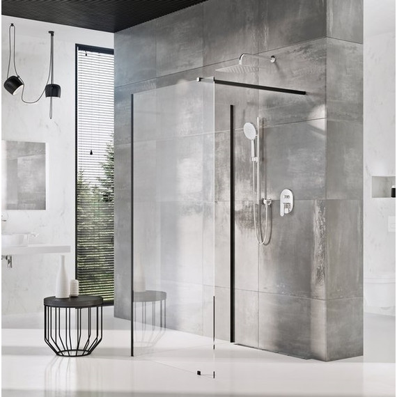 Душевое ограждение Ravak Walk-In Corner 120х90 см GW1CG7300Z1 чёрный/прозрачное - фото 