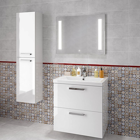 Зеркало Cersanit Base 020 Led 80 см KN-LU-LED020*80-b-Os - фото 5