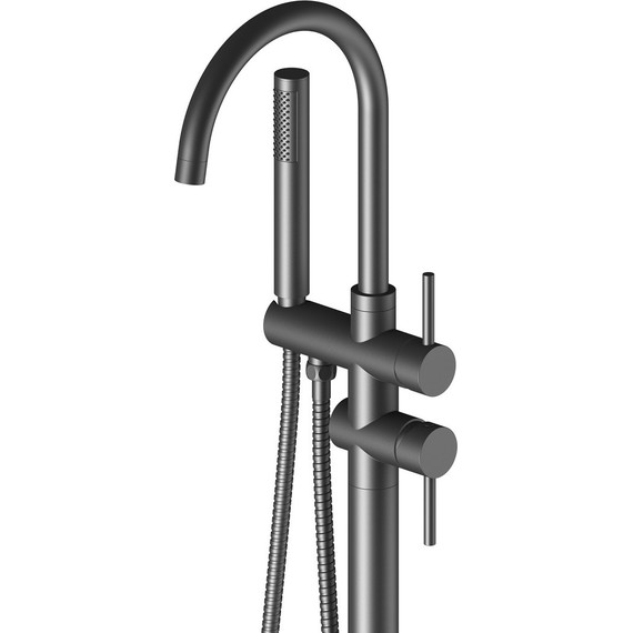 Смеситель для ванны Timo Saona 2300/03Y-CR, черный - фото 3