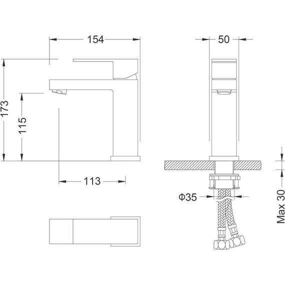 Смеситель для раковины Timo Selene 2061/00F - фото 4