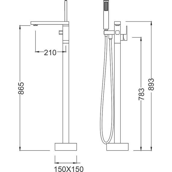 Смеситель для ванны Timo Selene 2200/00Y-CR - фото 3