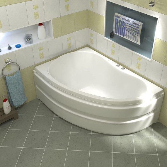 Ванна акриловая 150*90 Bas Алегра L - фото 5