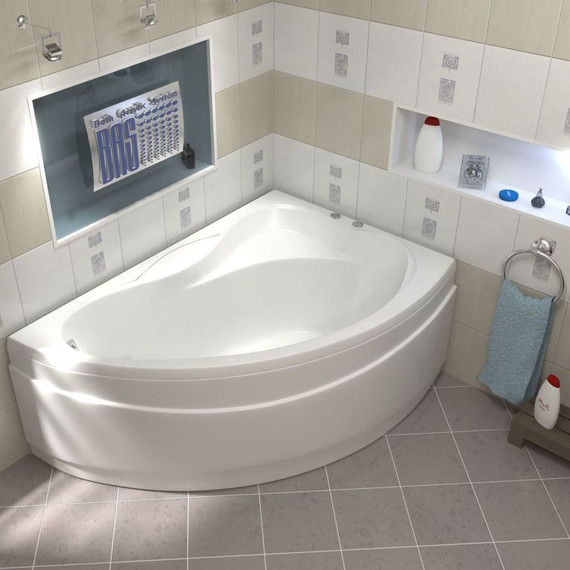 Ванна акриловая 150*90 Bas ВЕКТРА R - фото 5