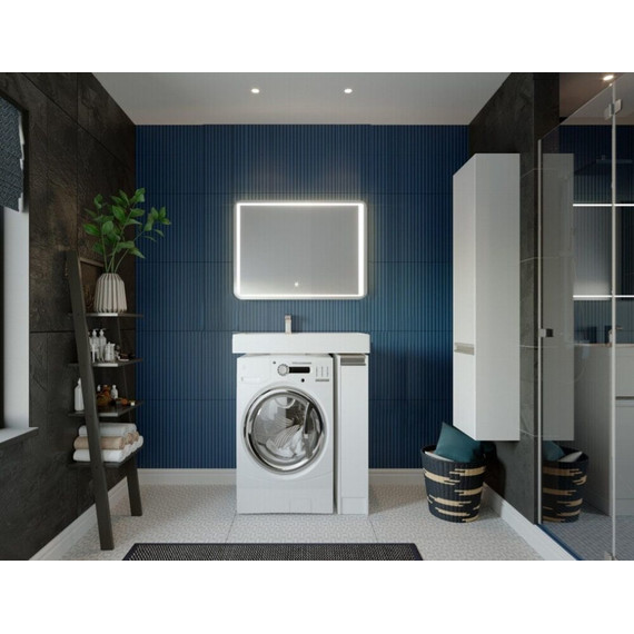 Пенал подвесной Акватон Лондри 34 см 1A236203LH010, белый - фото 4