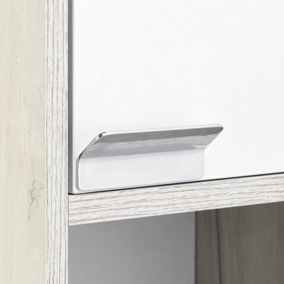 Шкаф подвесной Акватон Флай 35 см 1A237903FAX1L, белый/дуб крафт - фото 4