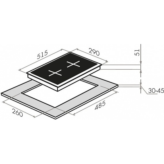 Газовая варочная поверхность Maunfeld EGHG.31.33CB/G Domino - фото 16