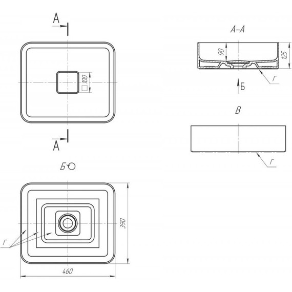 Раковина-чаша Dreja Джой 45 см 641945 - фото 4