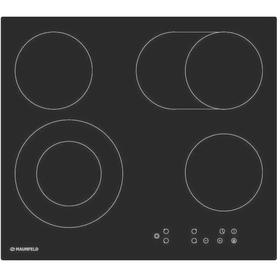 Электрическая варочная поверхность Maunfeld EVCE.594.SM.D-BK - фото 