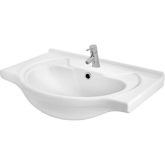 Тумба напольная с раковиной Акватон ЛИАНА 60 см 1A1631K0LL010, белый - фото 6