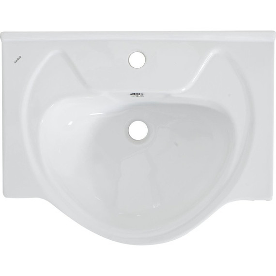 Тумба напольная с раковиной Акватон ЛИАНА 65 см 1A1657K0LL010, белый - фото 6