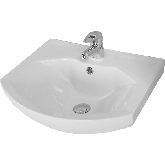 Тумба напольная с раковиной Акватон Ария 50Н см 1A1402K0AA010, белый - фото 9