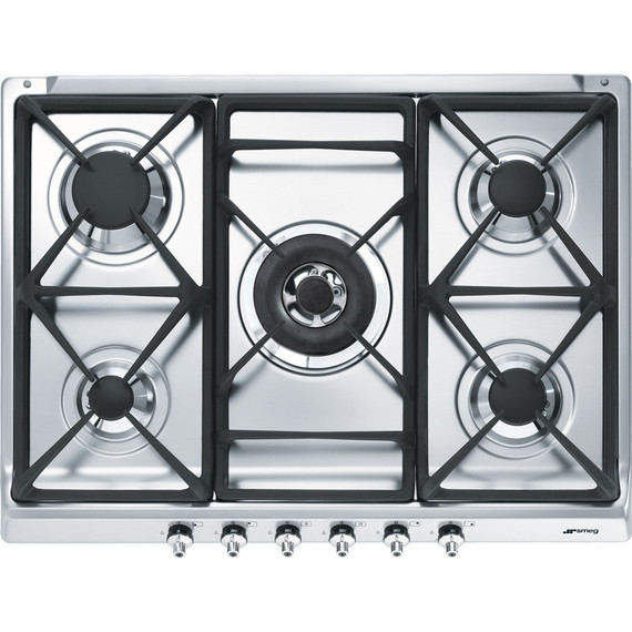 Газовая варочная поверхность Smeg Classica SE70SGH-5 - фото 