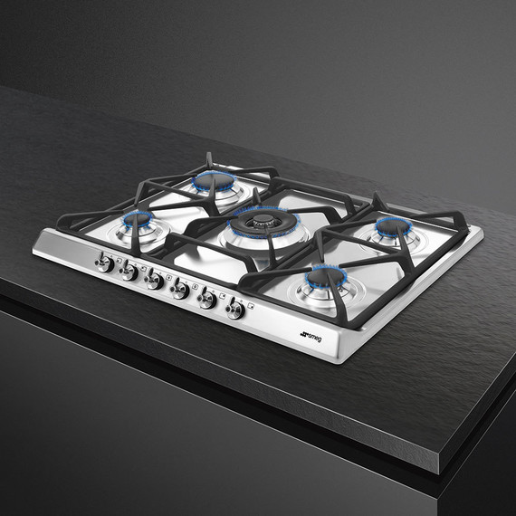 Газовая варочная поверхность Smeg Classica SE70SGH-5 - фото 2