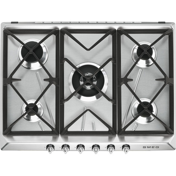 Газовая варочная поверхность Smeg Victoria SR975XGH - фото 