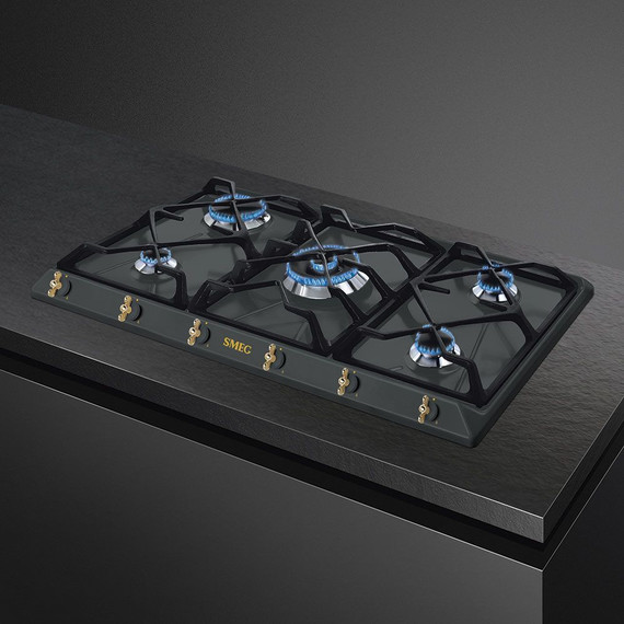 Газовая варочная поверхность Smeg Coloniale SRV896AOGH - фото 2