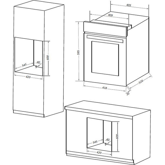 Электрический духовой шкаф Maunfeld EOEM516W - фото 15