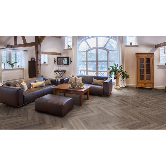 Ламинат Kronotex Herringbone 133x665 мм D 3860, дуб феррара - фото 2