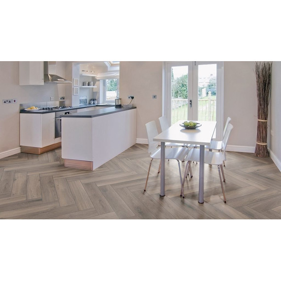 Ламинат Kronotex Herringbone 133x665 мм D 3860, дуб феррара - фото 4