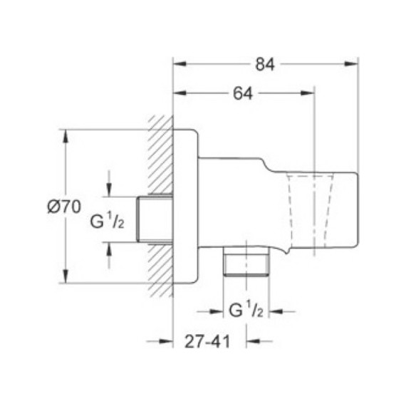 Набор для гигиенического душа Grohe BauClassic 124434 - фото 2