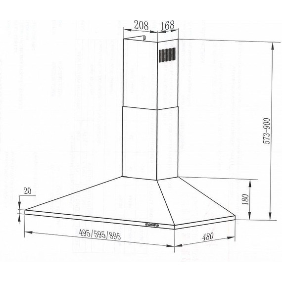Вытяжка Maunfeld Cork 60, белый - фото 15