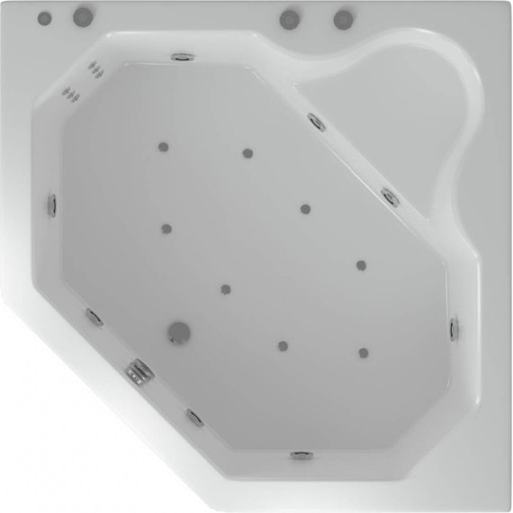 Ванна гидромассажная Aquatek Лира 150x150 см - фото 2
