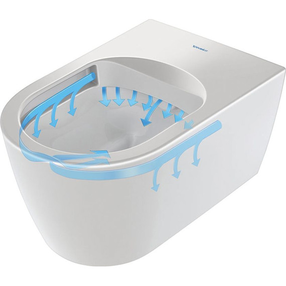 Унитаз подвесной Duravit ME by Starck Rimless 2529090000 - фото 3